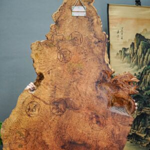 Di lạc tứ linh gỗ nu hương
