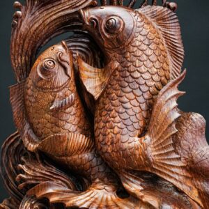Cá chép gỗ cẩm