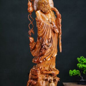 Đạt ma đứng gỗ hương
