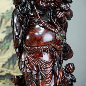 di lặc tam phúc gỗ trắc