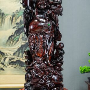 di lặc tam phúc gỗ trắc