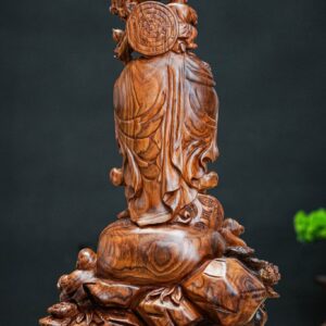 di lặc ngũ phúc gỗ sưa