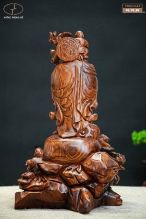 di lặc ngũ phúc gỗ sưa