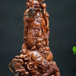 di lặc ngũ phúc gỗ sưa