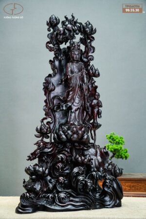 quan âm gỗ trắc