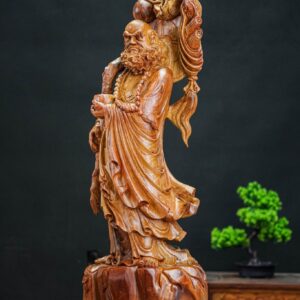 đạt ma khất thực gỗ hương