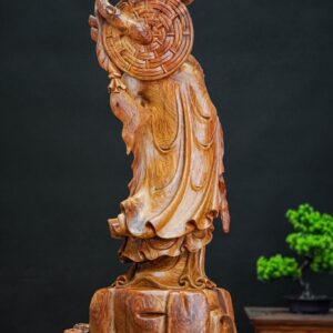 đạt ma khất thực gỗ hương
