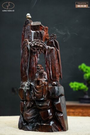 đạt ma ngồi thiền xông trầm