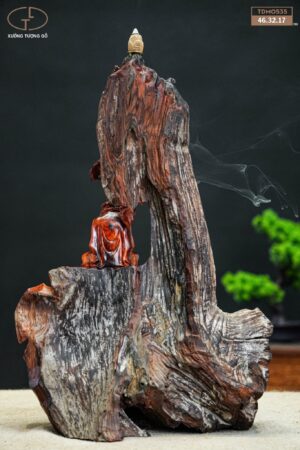 đạt ma ngồi thiền xông trầ