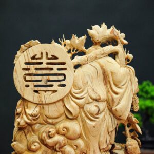 hai cụ di lặc gỗ hoàng đàn