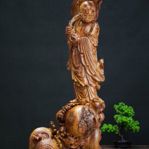 Đạt ma đứng sóng gỗ hương