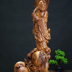 Đạt ma đứng sóng gỗ hương