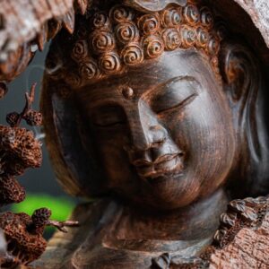 Nhất tâm bái phật gỗ trắc