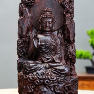phật bà gỗ tử đàn ấn độ