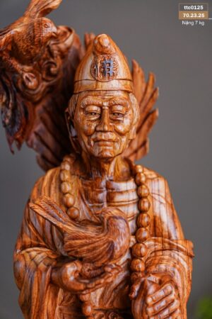 Tượng Tế Công - Gỗ Sưa