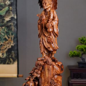 Tượng Tế Công - Gỗ Sưa