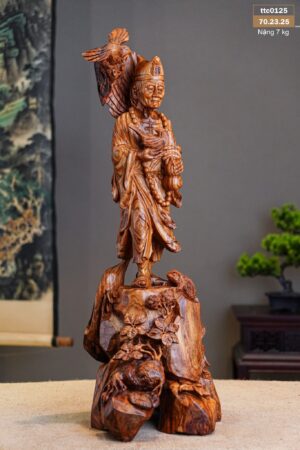 Tượng Tế Công - Gỗ Sưa