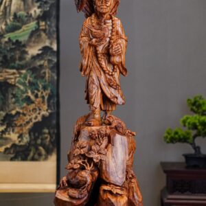 Tượng Tế Công - Gỗ Sưa