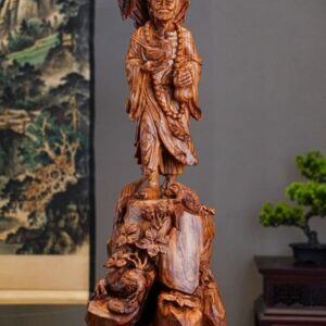 Tượng Tế Công - Gỗ Sưa
