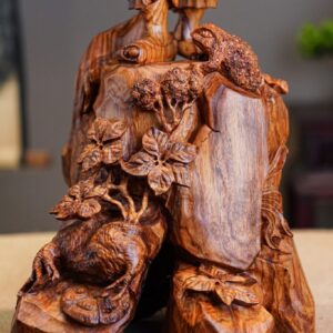 Tượng Tế Công - Gỗ Sưa