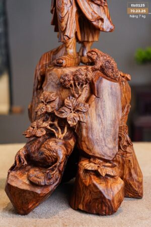 Tượng Tế Công - Gỗ Sưa